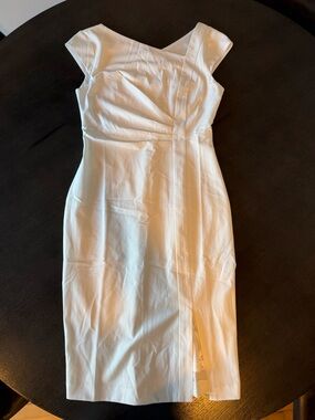 Forcast Ivory New Kenzie Asymmetric Dress 8